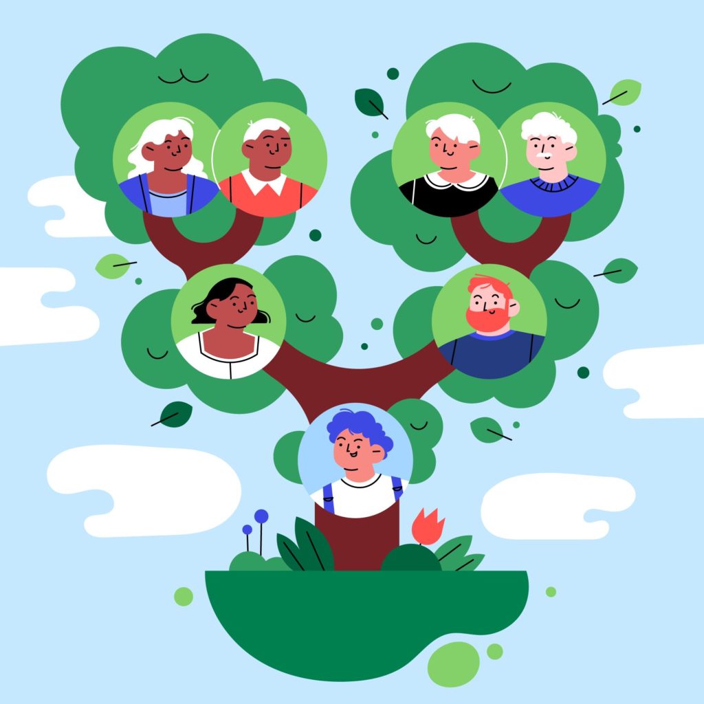 árbol genealógico - solucionar problemas familiares